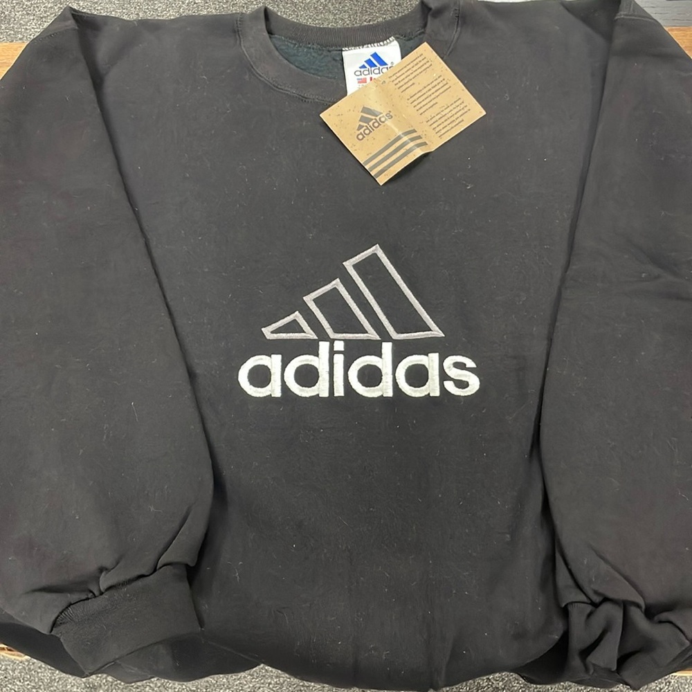 Black Adidas sweatshirt in a size Medium